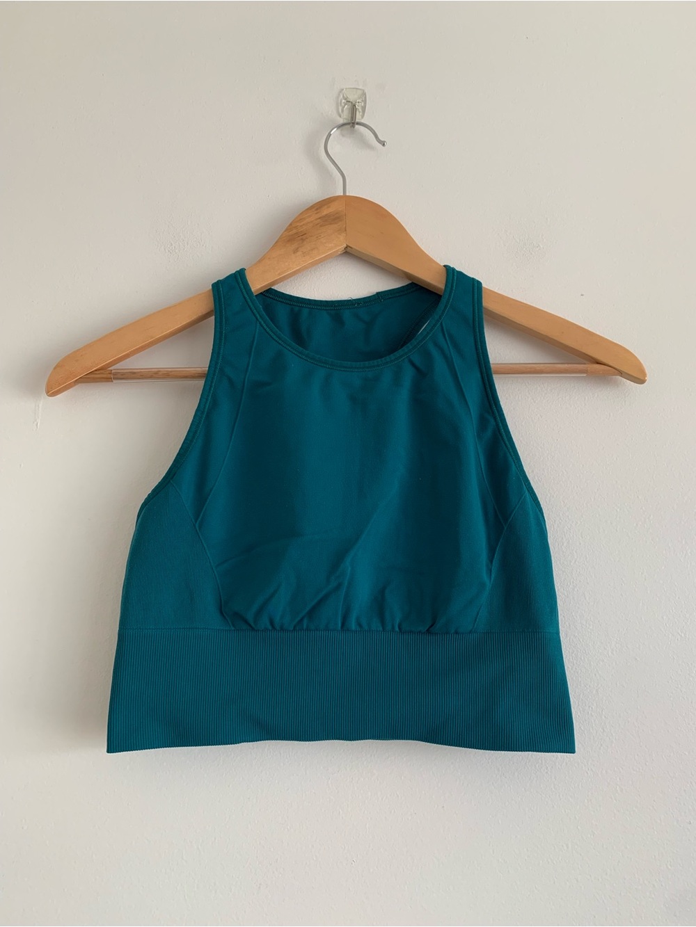 Lululemon high neck Racerback sports bra teal